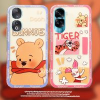 เคสโทรศัพท์ Honor90 Honor 70 90 Lite X8A X9a X8a X7a X9 X8 X7 X6 X5 4G 5G เคส ปลอกร้อนดีไซน์ใหม่ยอดนิยมการ์ตูนหมีหมูซิลิคอนใสแบบนิ่ม Case 2023