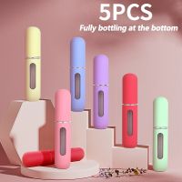 ✓▪ 5pcs Mini Portable Bottom-Filling Pump Perfume Refillable Spray Bottle Empty Cosmetic Containers Atomizer Bottle Travel Refill