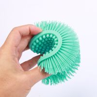 ‘；【。- Soft Silicone Brush Wash Bath Shower Exfoliating Skin Fit For Baby  Bath Shampoo Head Massage Brush Supplies Siliconebrush