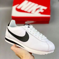 【hot】 R Cortez Cortez Mens Shoes White Black and White Red Leather Running Shoes Womens Shoes Casual White Shoes Sneakers