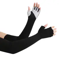 Ice Fabric Breathable UV Protection Running Arm Sleeves Fitness Elbow Pad