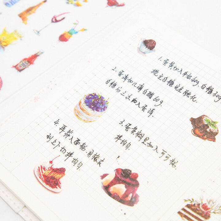 15packslot-dessert-cake-paper-stickerdoughnut-scrapbooking-decoration-labeldiy-diary-album-notes-girls-school-office-student