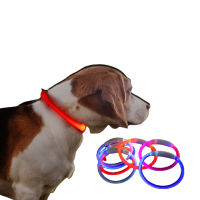 USB Rechargeable Luminous Led Dog Item Walking Dog Luminous Collar Easy To Disassemble and Operate Waterproof Supplies