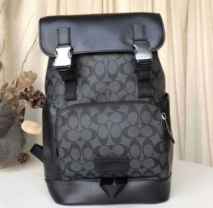 Coach Track Backpack In Signature Canvas C2712 Lazada Indonesia