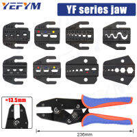 YF CRIMPING pliers Jaw คีมขนาด 9 นิ้วสำหรับ Spring Insert, Pre-Insulated, กันน้ำ, ประเภทท่อ, Coaxial Cable Termination Jaw-yfm6