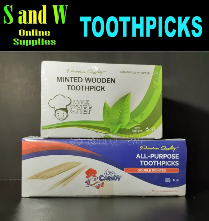 Minted Toothpick, Wooden Toothpick Lazada PH