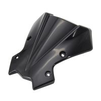 ♗❦กระจกบังลมกระจกรถจักรยานยนต์ที่เบนทางลมลมสำหรับ KAWASAKI Z 900 Z900 Z650 2020 (สีดำ)