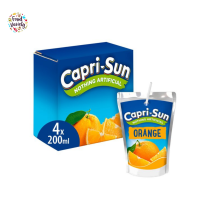 Capri-Sun Orange 4 x 200ml คาปรี-ซัน ออเรนจ์ 4 x 200มล