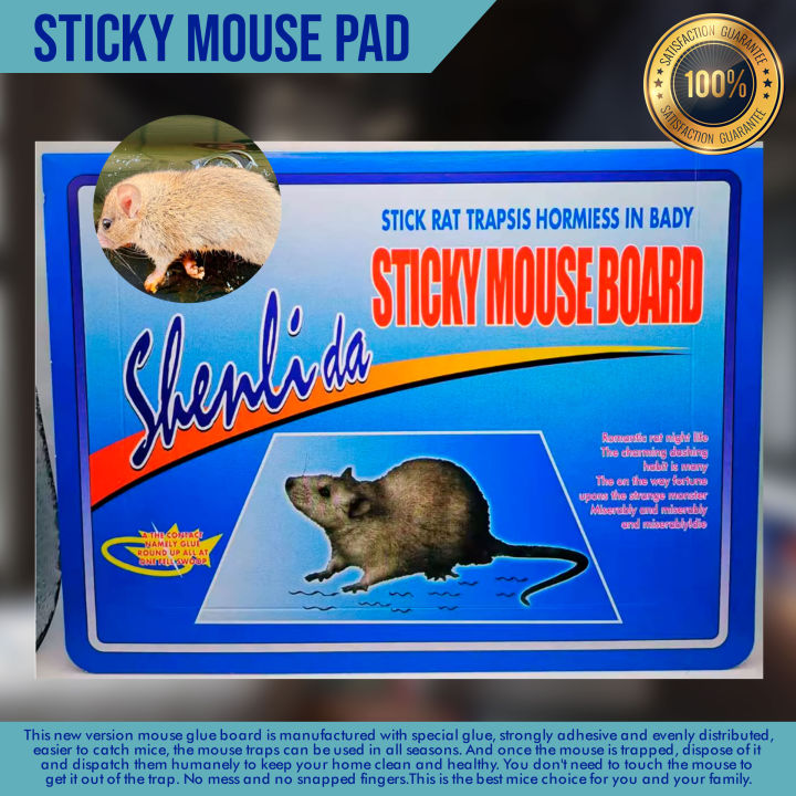 Large Mouse rat Sticky Mice Rodent Glue Board Bait Trap.You can