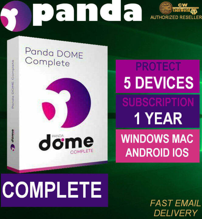 Licencia Panda Dome Complete 2025 - 1 Año Para 1 Dispositivo (PC, Mac, Android), Protección Antivirus Completa