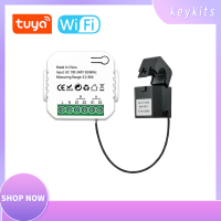 Keykits-Tuya ระบบ Wifi อัจฉริยะเครื่องวัดพลังงานพลังงานแสงอาทิตย์ระบบ PV การใช้พลังงานในการผลิตมิเตอร์ตรวจสอบแบบสองทิศทางจอควบคุมพลังงานด้วยแอปโทรศัพท์มือถือ