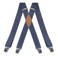 Suspenders 4วงเล็บคลิปลำลองสายกางเกงขายาวยืดได้ของขวัญสำหรับพ่อ Tirantes ของใหม่ผู้ชาย