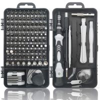 【LZ】✚  Chave de fenda conjunto 115 em 1 chave de fenda magnética bits multi-função torx hex precisão kit de ferramentas de reparo do telefone pc mão