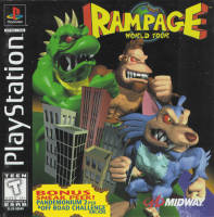 [PS1] Rampage : World Tour (1 DISC) เกมเพลวัน แผ่นก็อปปี้ไรท์ PS1 GAMES BURNED CD-R DISC