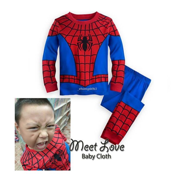 BAB ชุดของขวัญเด็กแรกเกิด มีจำหน่ายในประเทศไทย۞✢►ชุดสไปเดอร์แมน Spiderman ชุดซุปเปอร์ฮีโร่ ชุดแฟนซีเด็ก สินค้าพร้อมส่ง ชุดของขวัญเด็กอ่อน เซ็ตเด็กแรกเกิด