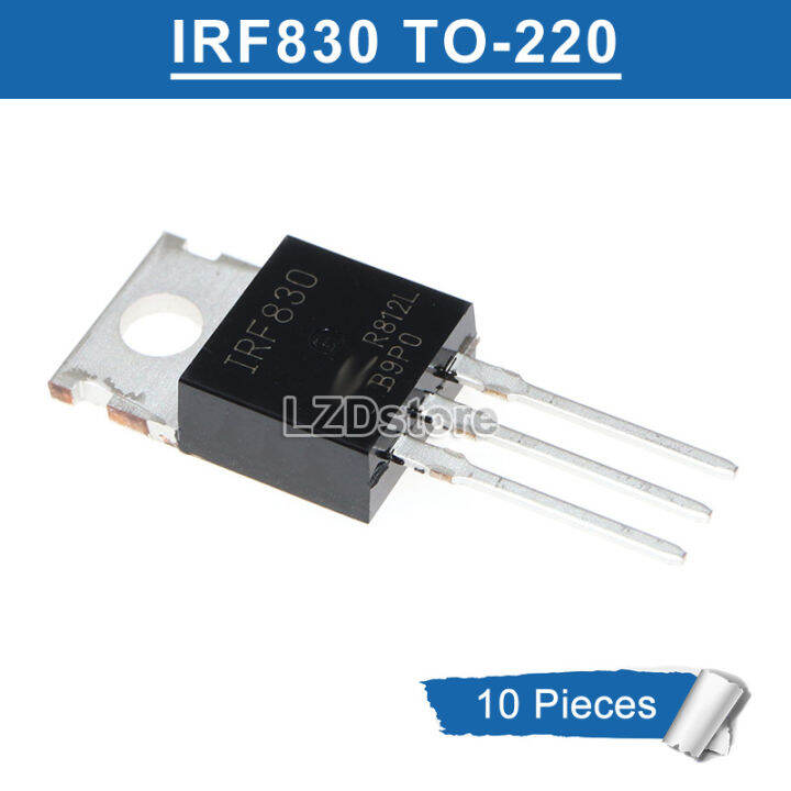 10pcs IRF830 TO-220 IRF 830 IRF830PBF TO220 N-Channel 500V/4.5A MOSFET ...