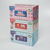 ซิลค์ กระดาษเช็ดหน้า รุ่น ลักกี้บ๊อกซ์ 120 แผ่น แพ็ค 6 กล่อง - Zilk Fun &amp; Style Facial Tissue 120 Sheets x 6 Boxes