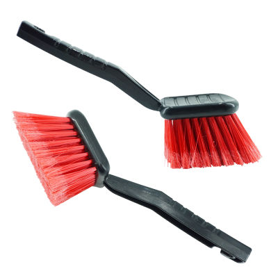 Car Cleaner with Red Bristle and Black Handle Washing Tools Motorcycle Cleaning Car Wash Detailing Brush Car Detailing