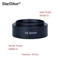 M48-M42 Stardikor (16.5มม.) M48X0.75เกลียวตัวเมียเพื่อ M42X0.75ข้อต่อแปลงเกลียวนอกโลหะสำหรับกล้อง ZWO/QHY