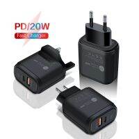 【Taotao Electronics】 20 W QC 3.0 PD Charger Fast สำหรับ iPhone 13 Pro Max Redmi Huawei Samsung โทรศัพท์มือถือ Usb Pd Qc Charger Adapter