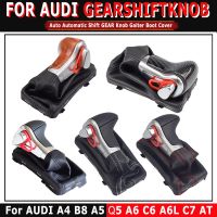 ปุ่มเปลี่ยนเกียร์อัตโนมัติอัตโนมัติสำหรับรถ Audi A6 B8 A4 C6 A5 Q5 2009 2010 2011 2012 2013 2014 Bs1ที่ครอบหัวเกียร์เกียร์