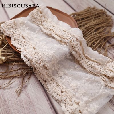 【YF】 High Quality Lace Newborn Baby Photo Wraps Cotton Soft Infant Photography Fairy Swaddle Blanket Shoot Filler Background