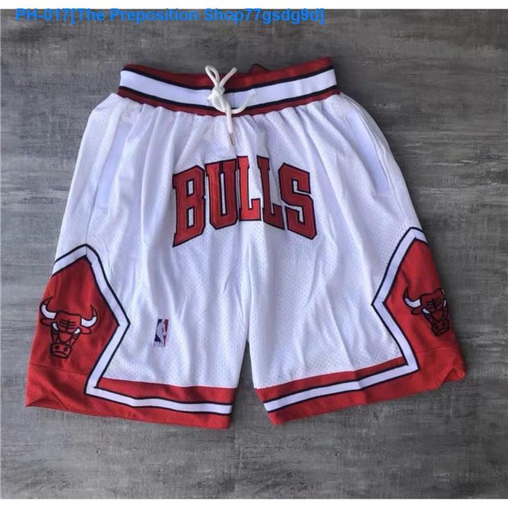 Mitchell & Ness Just Don Co-branded 1997 Chicago Bulls Retro Basketball  Shorts Men's Shorts #6