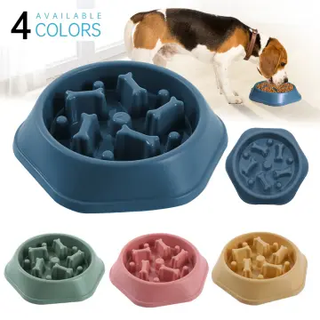 1PC Large Slow Feeder Dog Bowl,Maze Interactive Dog Food Bowl,Anti