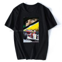 Ayrton Senna T-Shirt F1 Mens Driver Brazil Brazilian Car Motorsport Unisex Tee Men Clothes Tee Shirt 4XL 5XL 6XL