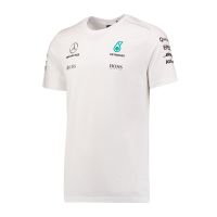 คุณภาพสูง ชุดแข่งรถ F1 เสื้อกีฬาแขนสั้น ลายทีม Benz F1 แฟชั่นฤดูร้อน สําหรับผู้ชาย และผู้หญิง 2022