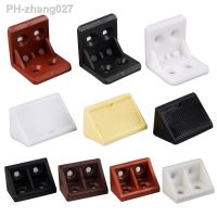 10PCS Corner Bracket Nylon Plastic Thickened Furniture Closet Right Angle 90 Degree Connecting Fittings Corner Code With Screws