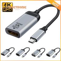 วงจรอิเล็กทรอนิกส์แล็ปท็อปโทรศัพท์มือถือ UHD Gigabit Ethernet Type-C To HDMI-Compatible Thunder-Bolt 3ตัวแปลงวิดีโออะแดปเตอร์ USB C กับ VGA Mini DP RJ45