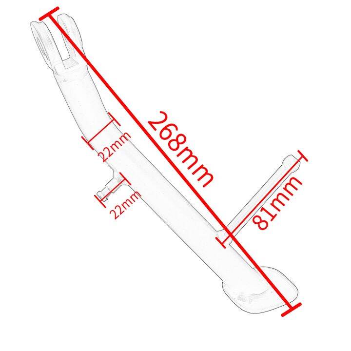ขาตั้งด้านข้างเท้าสำหรับมอเตอร์ไซค์ฮอนด้า-x-adv-xadv750-2017-2018-2019-2020-2021-2022อุปกรณ์เสริมรองรับมอเตอร์ไซค์