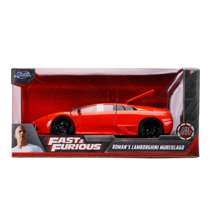 jada-1-24-dom-s-lamborghini-murcielago-ของเล่นสำหรับชาย-diecast-12-y-cn-origin-ของเล่นรถโลหะ