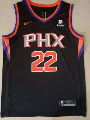 Ready Stock Newest 22 Deandre Ayton Phoenix Suns Basketball Swingman Jersey - Black