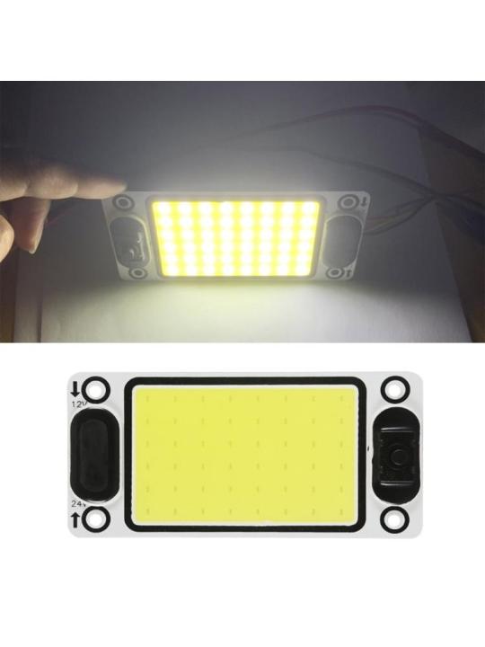 แผงไฟ-led-cob-แผงหน้าปัดรถยนต์รถบรรทุก-suv-โคมไฟการอ่านรูปทรงกลมตกแต่งภายในรถยนต์