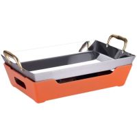 Lobster and beef casserole barbecue plate Steak plate Heat preservation baking pan Seafood oven pan Korean bbq New fish oven