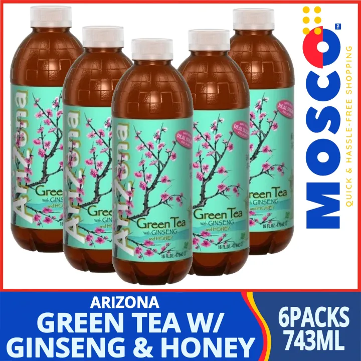 AriZona Green Tea with Ginseng and Honey 16oz Lazada PH