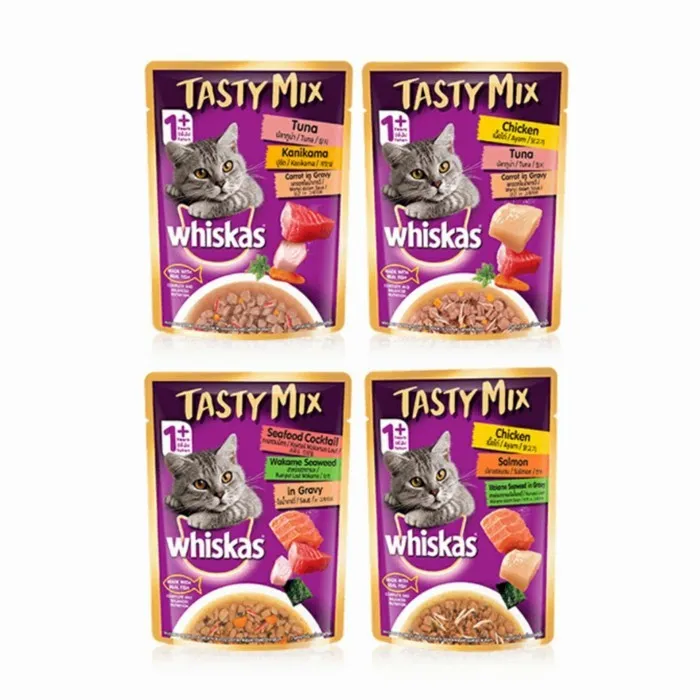 Whiskas Tasty Mix Cat Wet Food in Pouch Lazada PH