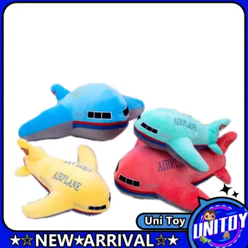 New 40cm Large Size Airplane Plush Toys Kids Sleeping Back Cushion Soft  Aircraft Stuffed Pillow Dolls