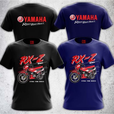 New Fashionshirt yamaha rxz cloth 100% cotton motorcycle convoy shirt black color t shirt for men and women 2023