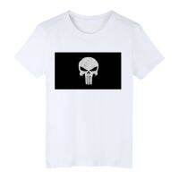 Mens Large T-shirt T Punisher Skull Flag For Decoration 4XL/5XL/6XL