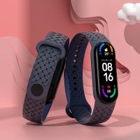 【LZ】 Silicone Braided Solo loop Bracelet For Xiaomi Mi Band 7 Wrist Quick Replacement Sport smartwatch Correa NFC Miband 6 5 4 strap