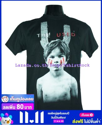 เสื้อวง THE USED เสื้อยืดวงดนตรีร็อค เมทัล เสื้อร็อค  TUD1581 สินค้าในประเทศ