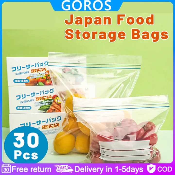Zip Plastic Bag Storage Kitchen Organizer for Food Fruit Vegetable Frozen  Bag With Hermetic Closure Refrigerator