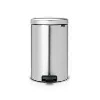 Brabantia ถังขยะ สแตนเลส แบบเหยียบ 20ลิตร บราบันเทีย Pedal Bin new Icon 20L,Matt Steel Fingerprint Proof(FPP)