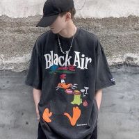 Spenzer.street | ? the duck faded เสื้อโอเวอร์ไซส์ เสื้อผ้าแฟชั่น สตรีท rapper travis ทราวิส 2pac ฮิต 2022  มาใหม่