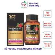 Go healthy GO CRANBERRY 60000+ Hỗ trợ điều trị viêm đường tiết niệu viêm thumbnail