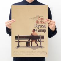 【D078】 The New Forrest Gump/Movie Poster/Kraft Paper/Cafe Bar Decoration Painting 51x35.5cm