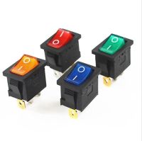 10Pcs KCD3  Button On-Off 3Pin DPST Boat Car Rocker Switch 6A/10A 250V/125VAC